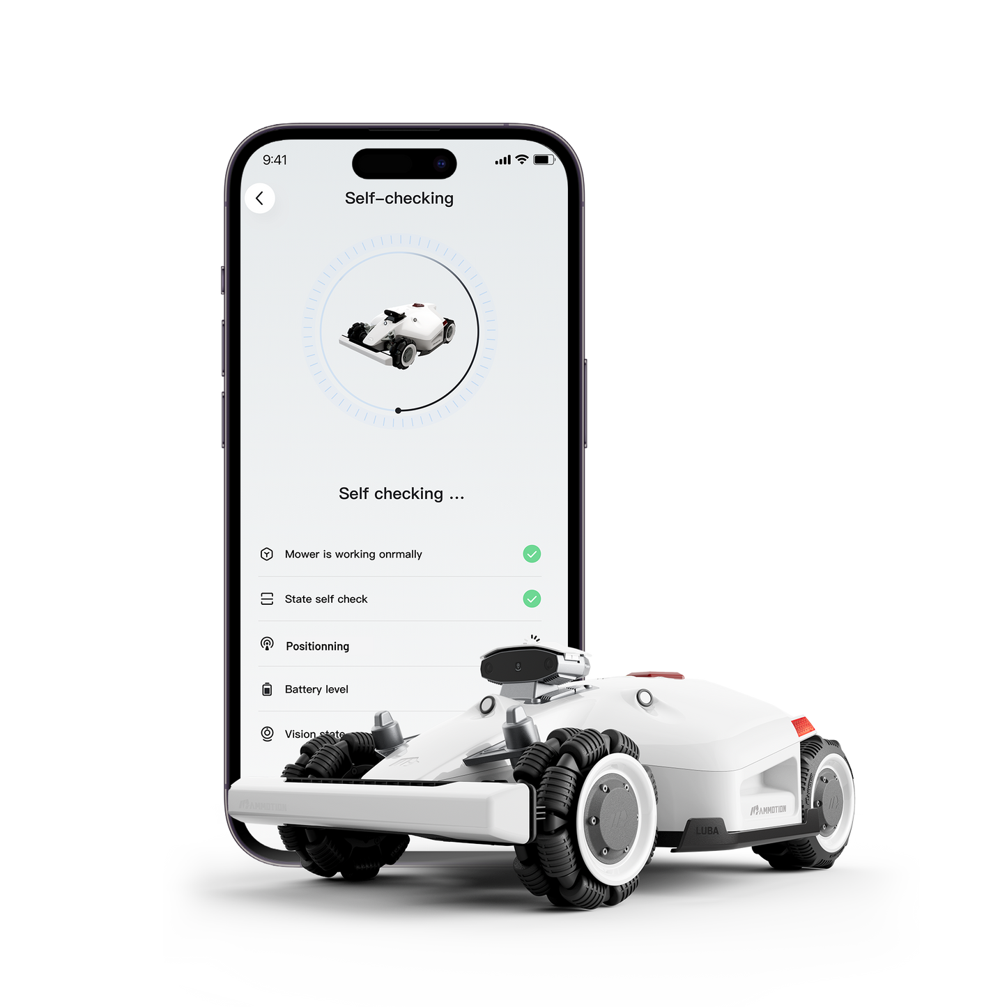Mammotion LUBA 2 1000 awd : Robot tondeuse sans fil périphérique ( livraison janvier février 2025 )