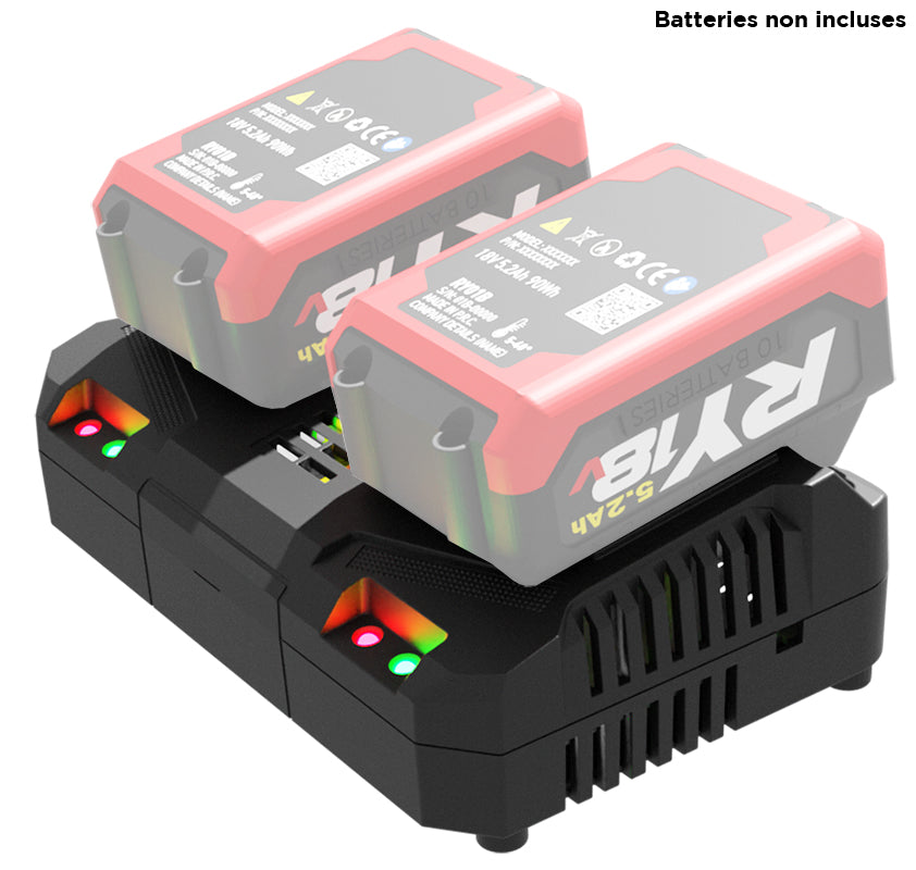 CHARGEUR BATTERIE RAPIDE 4 Ah POUR GAMME RY18V ORIGINE CASTELLARI