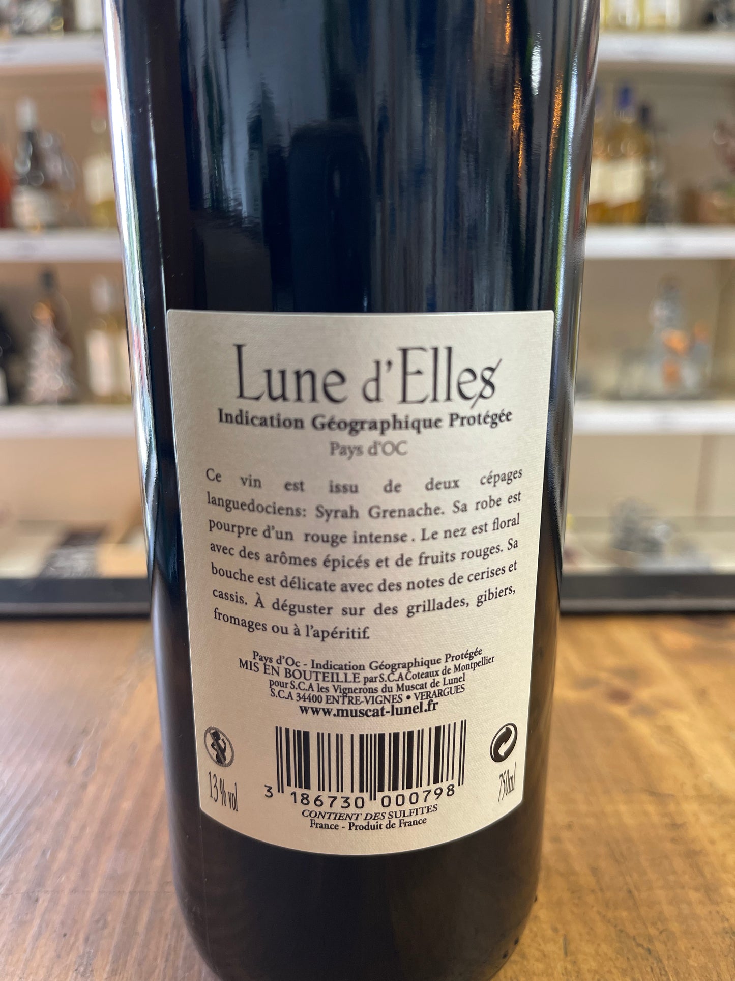 VIN ROUGE LUNE D’ELLES